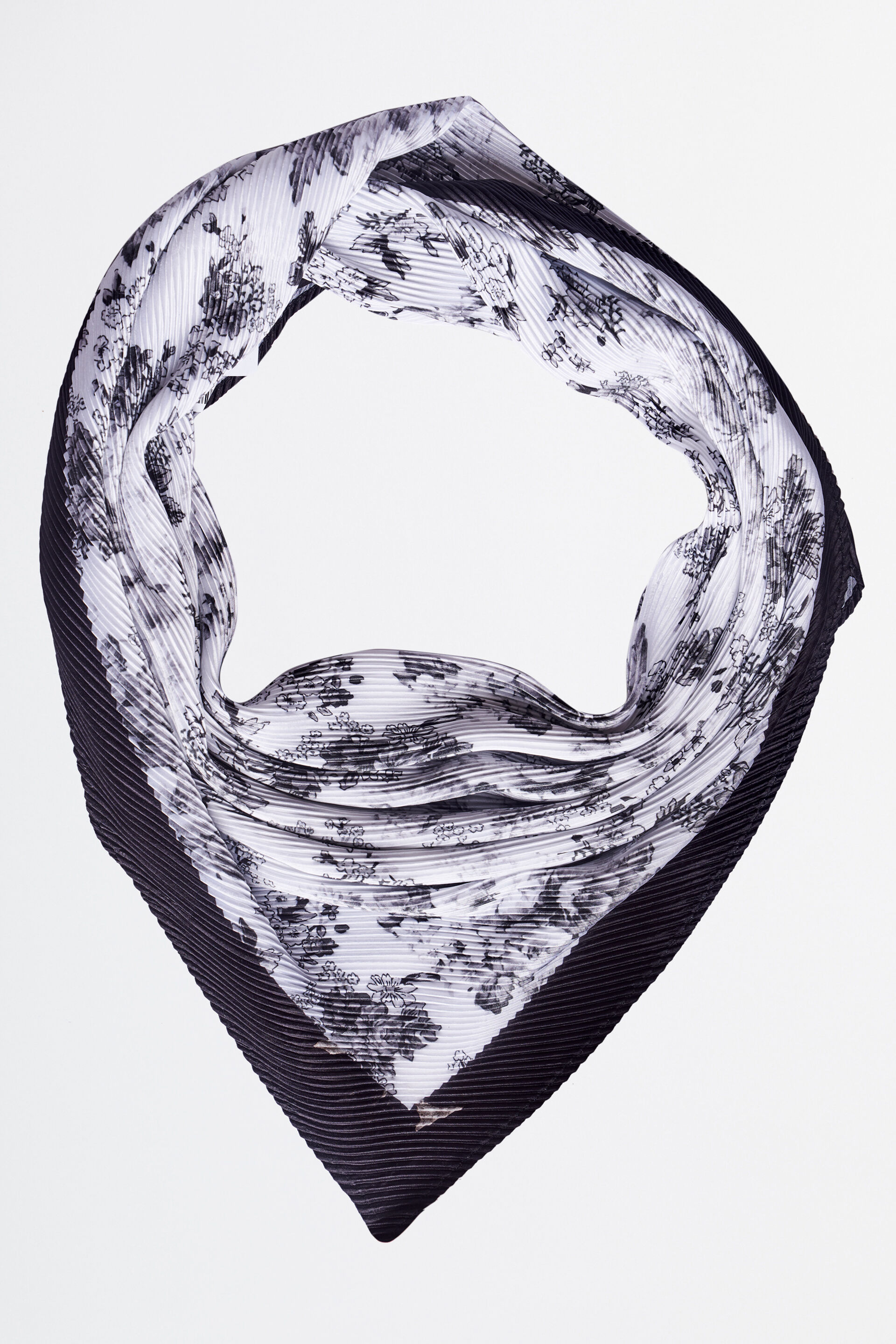 Black satin hot sale scarf